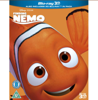 FINDING NEMO w/ Slipcover  Limited Edition (3D + 2D BLU-RAY Movie) New Sealed