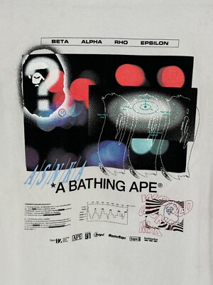 A Bathing Ape White World Gone Mad Bape Shirt TShirt Logo Graphics