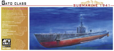 AFV Club SE73509 1/350 USS Gato Class Submarine 1941 Model Kit