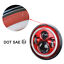 thumbnail 3  - 7 INCH RED + 4.5 INCH FOG PROJECTOR LED LIGHT BULB HEADLIGHT MOTORCYCLE