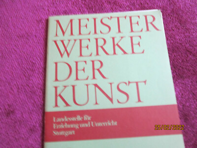 Kunstmappe ''Meisterwerke der Kunst'', 33/1985, Thema ''Künstler des süddeutschen R