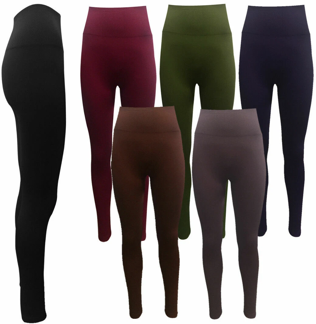 High Waist Ladies Leggings Sports Control Tummy Gym Yoga Trousers