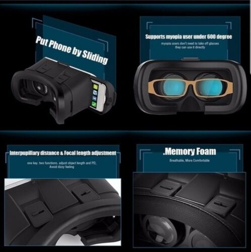 Visore VR Box 3D + Joystick – Realtà Virtuale per Smartphone, Giochi, Video 360° - Foto 4 di 9
