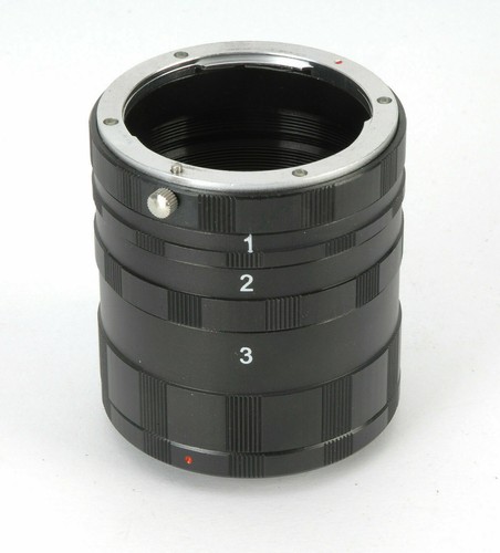 Macro Extension Tube kit for Canon EOS 1Ds 5D 5DII 7D 550D 450D 600D 60D - Picture 2 of 3