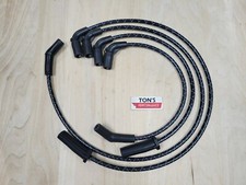 Harley-Davidson 2017-23 Road Glide M8 Cloth braided spark plug wires Black Blue