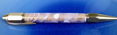 Vertex Acrylic Ball Point Click Pen. Parker Cartridge -Handmade in Canada