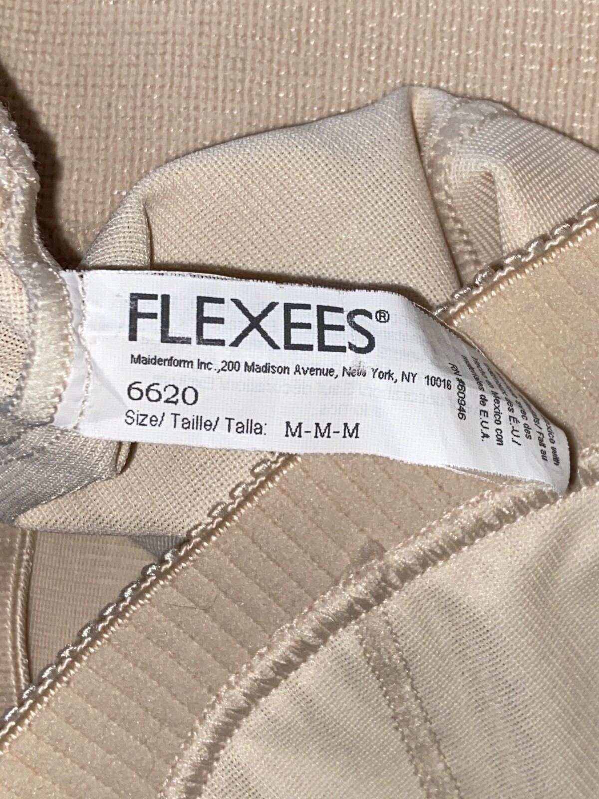 Flexees 6620 M Girdle Shaping Nude High Waist Underw… Gem