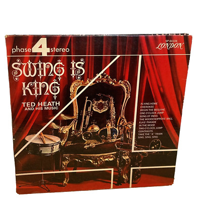 Ted Heath And His Music Swing Is King (Vinyl, 1967) London SP 44104 VG LP Record