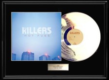 THE KILLERS HOT FUSS WHITE GOLD PLATINUM RECORD LP ALBUM NON RIAA AWARD FRAMED