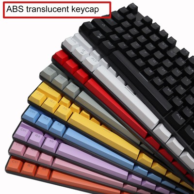 Universal Backlight Keyboard 104Pcs ABS Replacement Keycaps