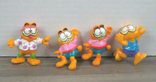 VTG 1988 GARFIELD McDonald's Happy Meal Toy Lot of 4 Loose Figures