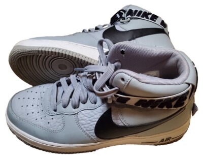 Nike Air Force High NBA Statement Game Flat Silver 315121-044 Shoes Size 