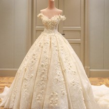 Wedding Dresses Flowers Appliques Bridal Ball Gowns Wedding vestidos de novia