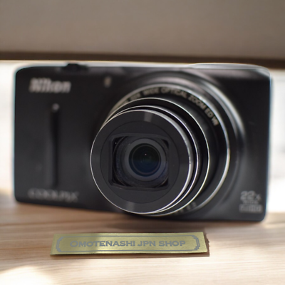 Nikon CoolPix S9500 Color Black 22x Zoom Digital Camera Wi-Fi GPS