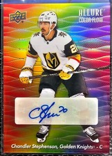 Chandler Stephenson 23/24 Upper Deck Allure Color Wheel Full Rainbow Auto