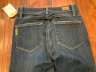 Paige Anthropologie Dark Wash "Hoxton Ankle” Blue Jeans, Size 24 — photo 4