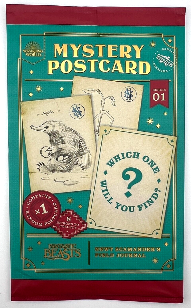 MinaLima Mystery Postcard Harry Potter Fantastic Beasts