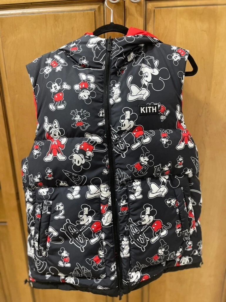 KITH x Disney Bristol Down Reversible Puffer Vest Sz S NWT- Limited edition