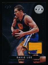 2012-13 Panini Totally Certified David Lee Platinum Black Prime Patch #'d 1/1