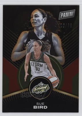 2025 Panini WNBA Player of the Day Red 10/99 Sue Bird #58 qw7
