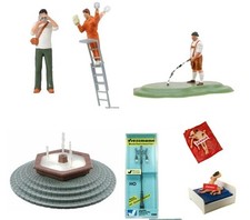 Viessmann Fountain/Poster Sticker/Photographer/Nature's Call/Lovers/Lamp CHOOSE