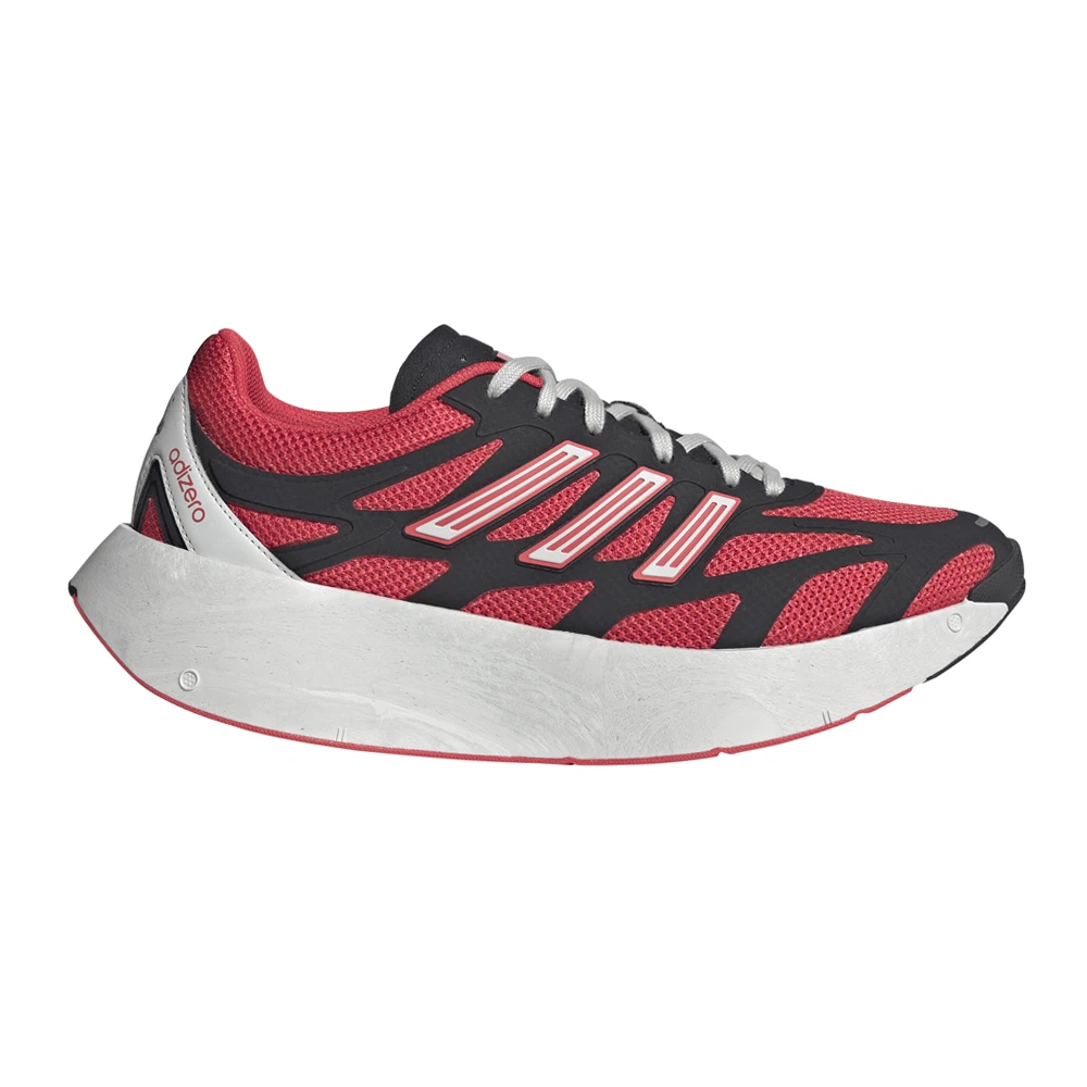 adidas Adizero Aruku Lace Up Mens Black, Red Sneakers Casual Shoes JQ2406