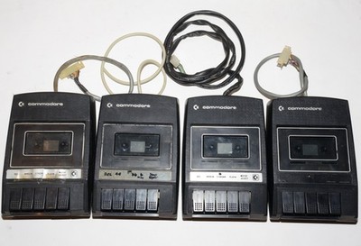 4x Commodore Datassette PET2001 black faulty for parts! PET CBM
