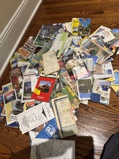 150+ Vintage Road Map Lot, Visitor Guides US/Canada/Europe/Egypt 1970s-2000s