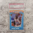 Fleer 1990-91 Michael Jordan #5 PSA 8 All-Stars Insert NBA Basketball Card