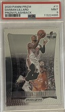 2020 Panini Prizm Damian Lillard Prizm Flashback #11. Pop2