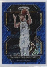 2021-22 Panini Prizm Blue Shimmer Prizm 25/30 Domantas Sabonis #183 15wb