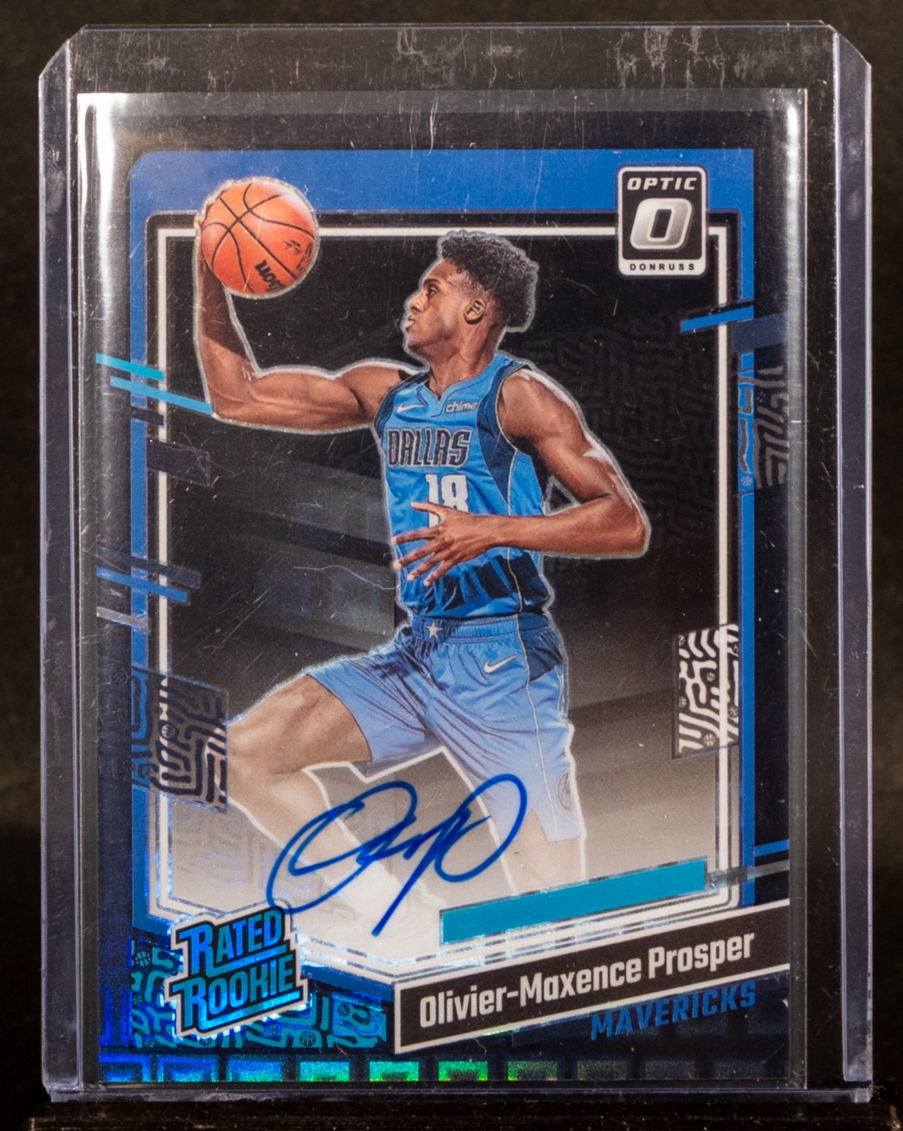 Olivier-Maxence Prosper 2023 Donruss Optic Black Pandora Rated Rookie Auto /25