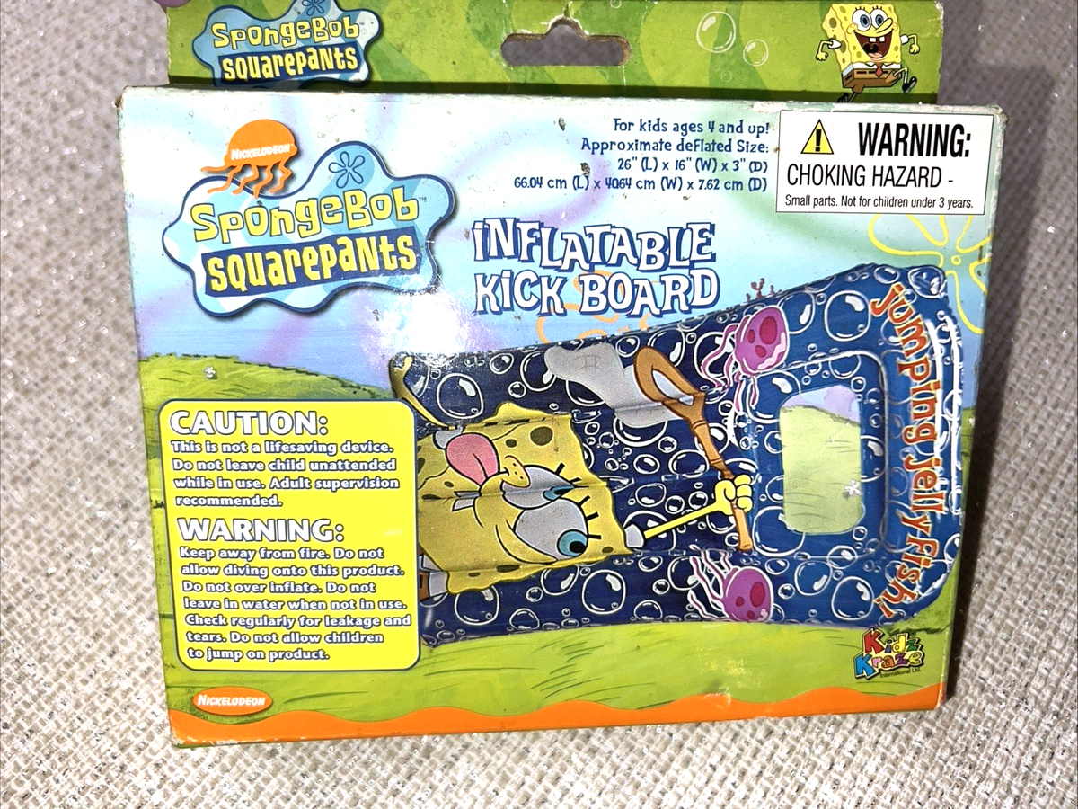 2003 Vintage Spongebob SquarePants Nickelodeon Inflatable Kick