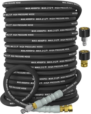 #ad #ad Pressure Washer Hose 150FT 4000 PSI Kink Resistant Steel Braided Layer amp; Non... $215.54
