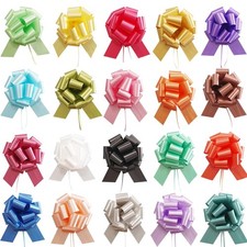 21 PCS 6 Inch Large 21 Color Gift Pull Bows Christmas Wedding Baskets