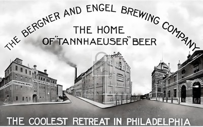 Bergner And Engel Beer Brewing Co Philadelphia Pennsylvania PA - Reprint