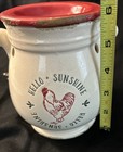 Full-Size Wax Warmer ~Hello Sunshine Rustic Rooster Design, Off White — photo 8