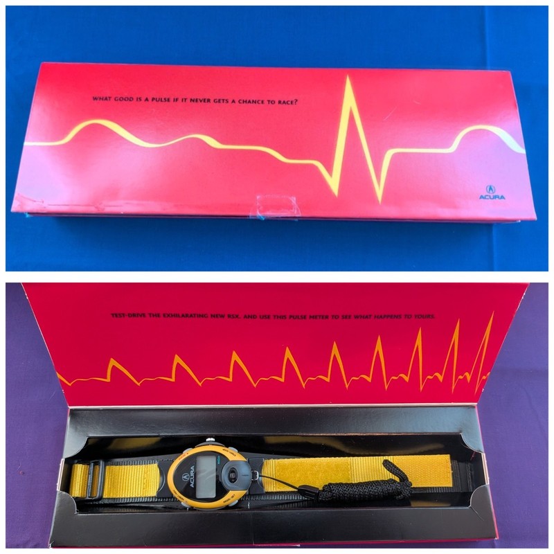 Acura RSX G1 2003 - 2006 Honda Dealer Salesmen Promo Pulsemeter Watch & Lanyard