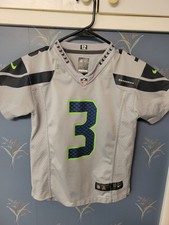 Seattle Seahawks Nike Russell Wilson Youth Jersey Small S Gray