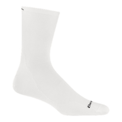 Darn Tough 1035 White Men's Run Micro Crew Ultra-Lightweight Running Sock Socks