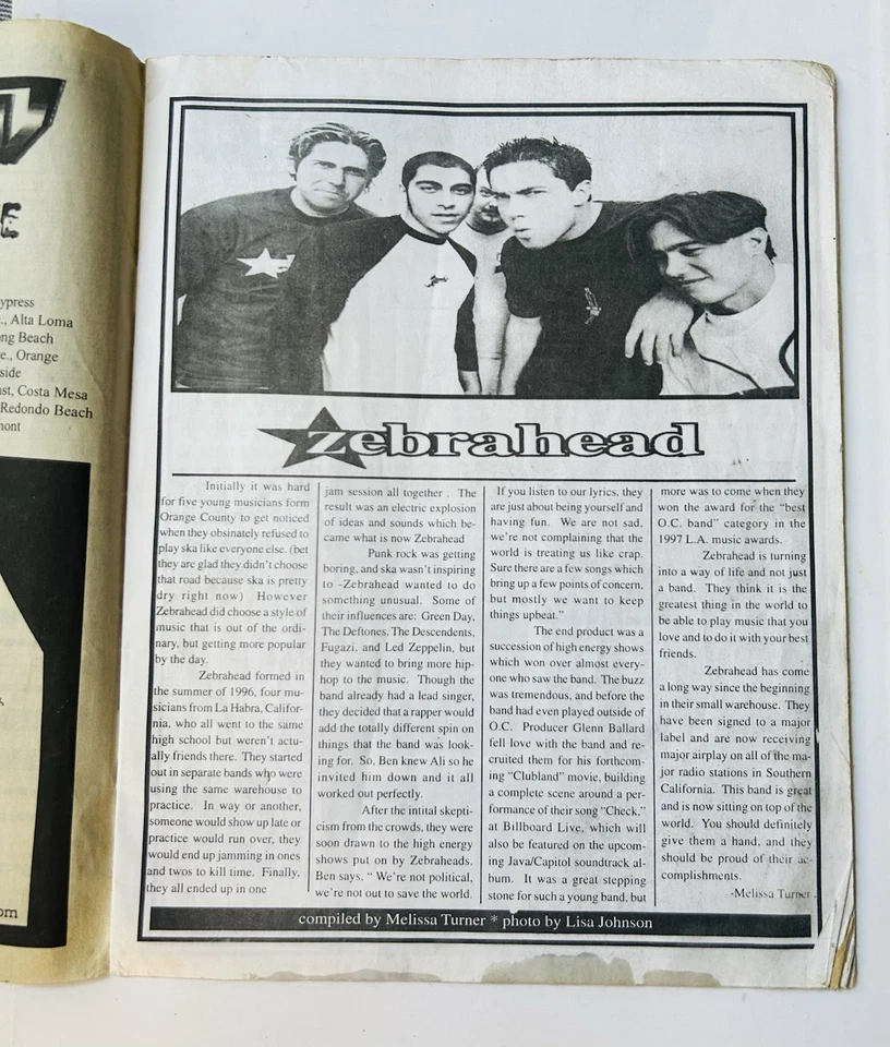 Punk Rock Magazine YZK vintage Volcom Stone, Us Bombs, Smash, Generation XXX Foto 2 de 4