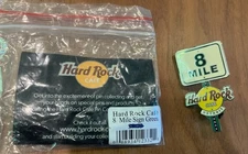 HARD ROCK CAFE PIN DETROIT 8 MILE - BRAND NEW HTF NEW IN PACKAGE RARE ✨