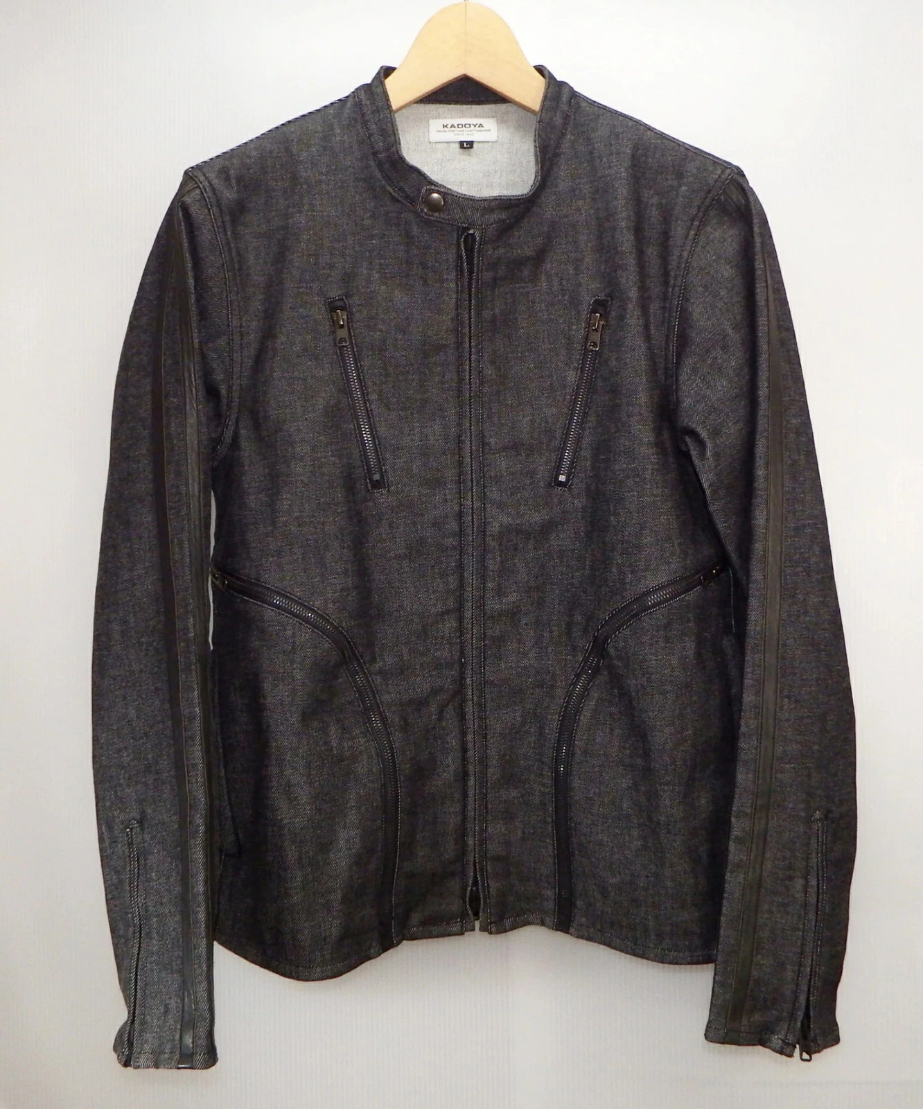 KADOYA CORSA Motorcycle Denim Jacket Size L Used Riding Wear - product detail image 1