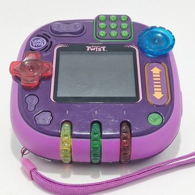 LeapFrog Rock It Twist Rotatable Educational Learning Game System Purple Works.