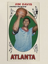 Jim Davis Hawks 1969 Topps Basketball Card #53 NM