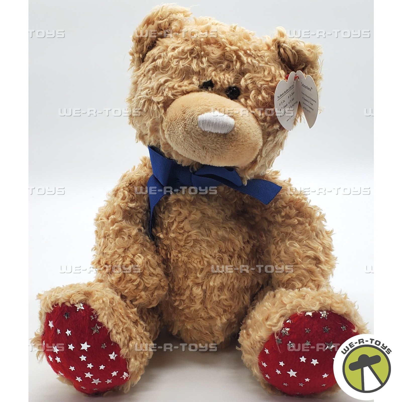 Ty Beanie Buddy Independence the Bear with White Nose Plush