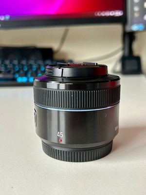 Samsung NX 45mm f/1.8 i-Function Lens for NX Mount - Tested & Working - Used