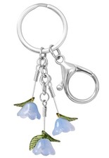 Trailing Tulip Bag Charms Purse Charm Cute Flower Keychain for Women