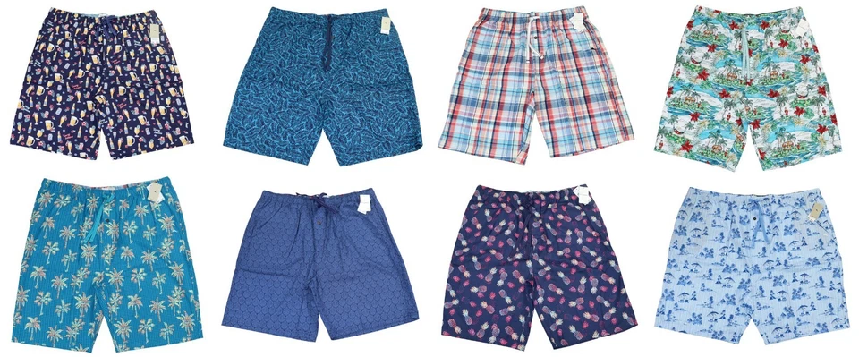 Pantalones Cortos Tommy Bahama Grandes y Altos 100% Algodón Cintura con Cordón Para Hombre Nuevos con Etiquetas
