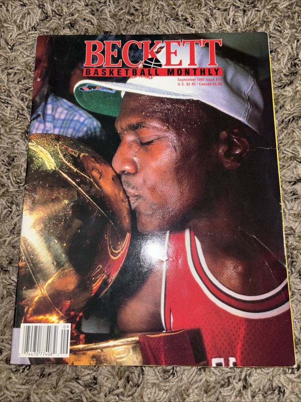 SEPT. 1991 BECKETT BASKETBALL MAGAZINE - MICHAEL JORDAN